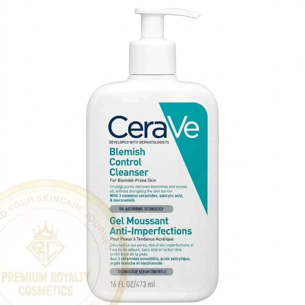 CERAVE [ BLEMISH CONTROL CLEANSER ] For Blemish - Prone Skin | Oil-Absorbing Technology ( 473mL ) 16fl.oz