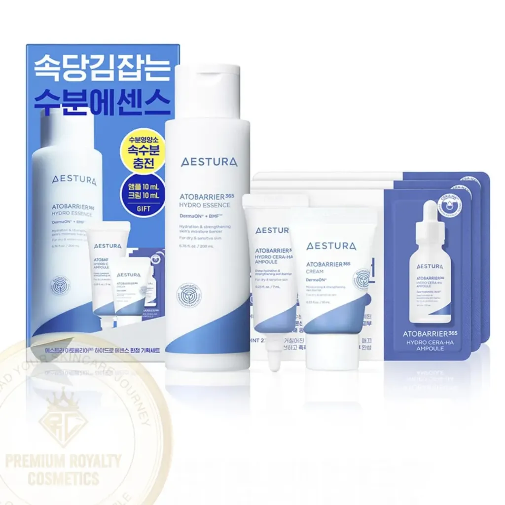 AESTURA [ Atobarrier 365 Hydro Essence 200mL Special Set ] ( +Cream 10ml+Cera-Hyal Ampoule 10ml )