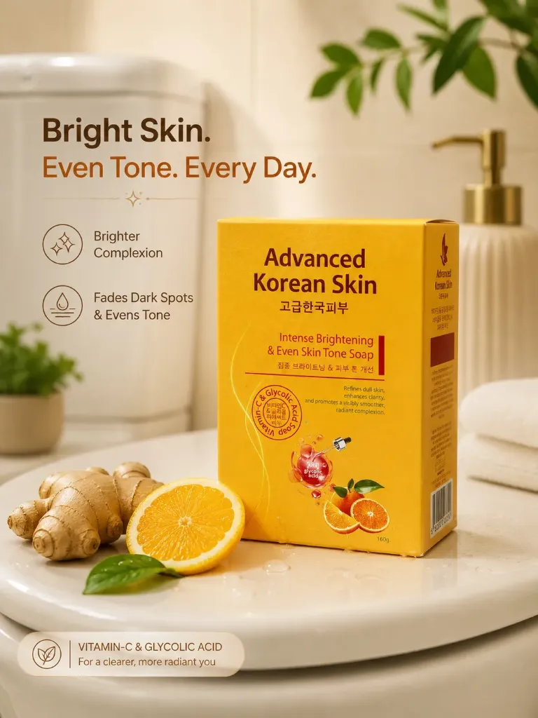 Advanced Korean skin Bar Soap (vitamin C)