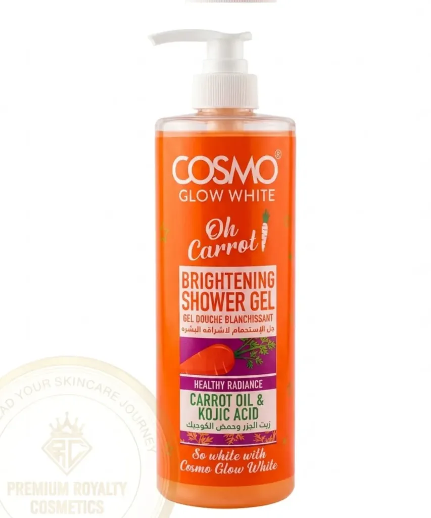 COSMO GLOW WHITE [ OH CARROT BRIGHTENING SHOWER GEL ] Healthy Radiance | Carrot Oil & Kojic Acid ( 1000mL )
