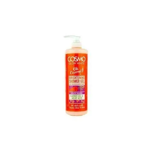 COSMO GLOW WHITE OH CARROT BRIGHTENING SHOWER GEL (CARROT OIL & KOJIC ACID)1000ML