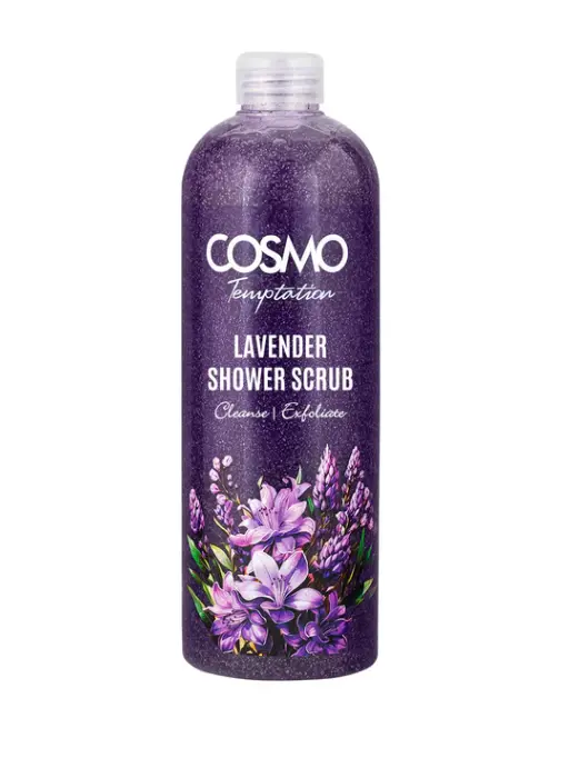 COSMO TEMPTATION [ LAVENDER SHOWER SCRUB ] Cleanse | Exfoliate -1000mL