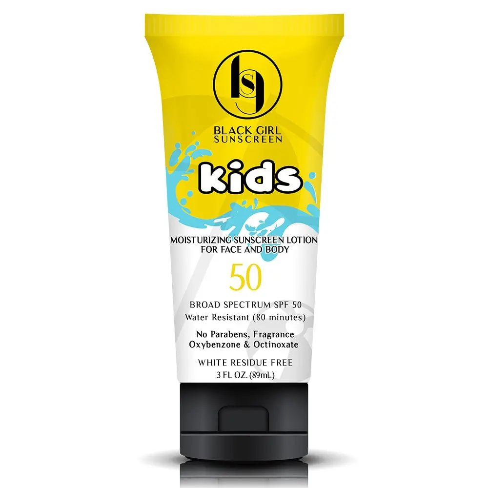 BLACK GIRL SUNSCREEN KIDS 89ML SPF 50  Gentle, NO WHITE CAST SUNSCREEN FOR CHILDREN