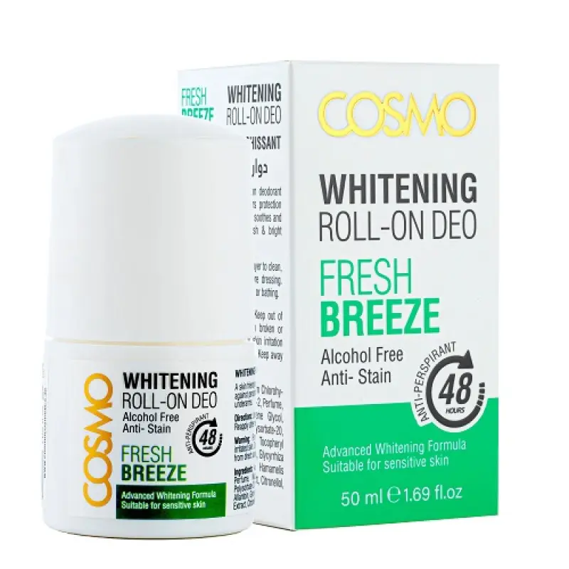 COSMO FRESH BREEZE WHITENING ROLL-ON DEO  50ML