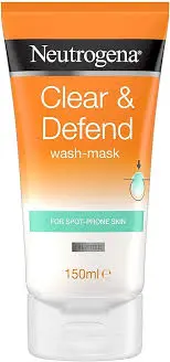 NEUTROGENA CLEAR & DEFEND WASH MASK 150ML