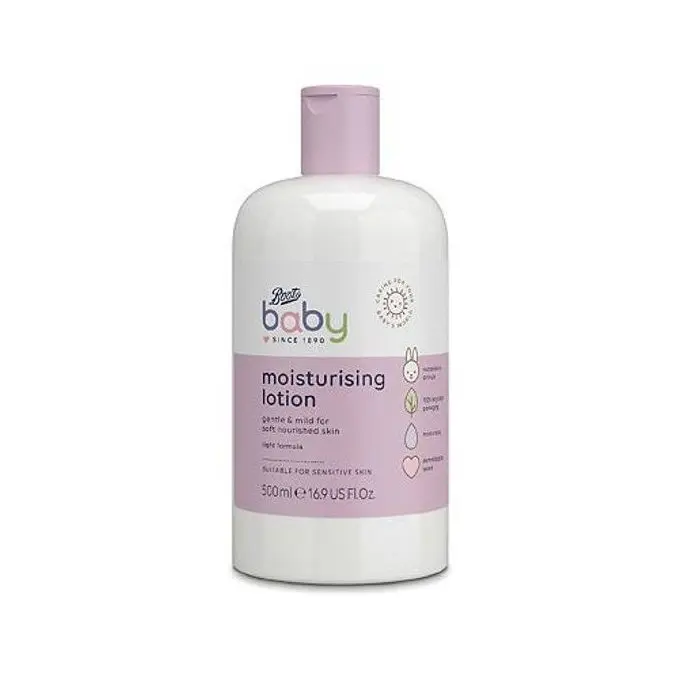 BOOTS BABY MOISTURISING LOTION US 500ML