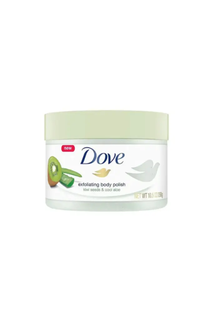 DOVE EXFOLIATING BODY POLISH KIWI SEEDS & COOL ALOE 298G