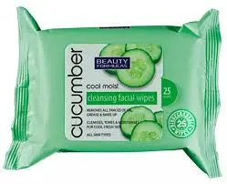BEAUTY FORMULAS CUCUMBER COOL MIST FACIAL WIPES
