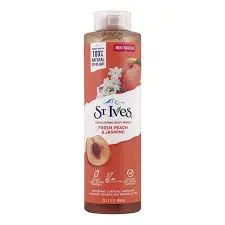 ST IVES EXFOLIATING BODY WASH FRESH PEACH & JASMINE 650mL