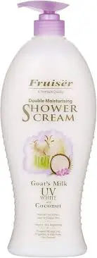 FRUISERS GOAT'S MILK UV WHITE WITH COCONUT DOUBLE SHOWER CREAM 1000ML