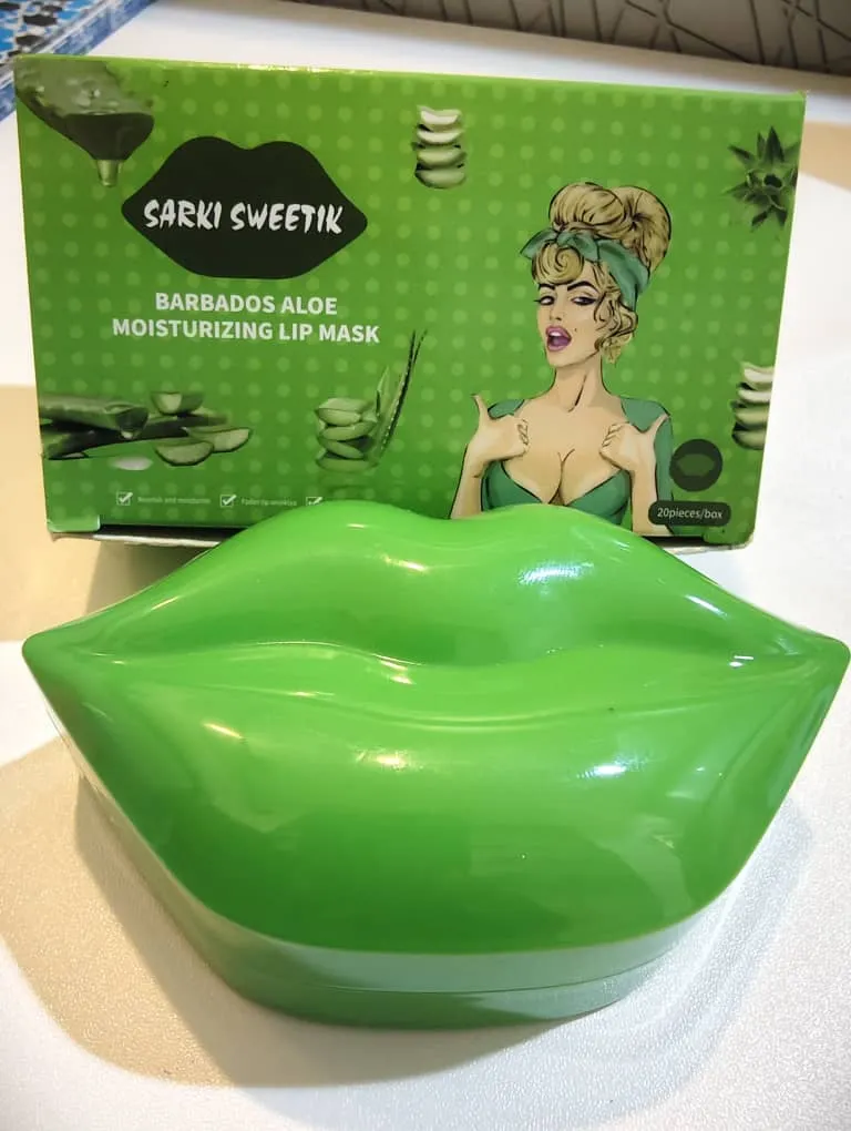 SARKI SWEETIK BARBADOS ( ALOE ) MOISTURIZING LIP MASK 20PCS IN A BOX