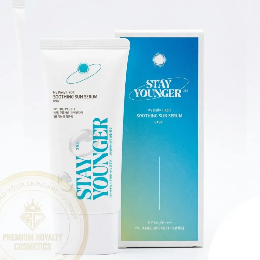STAY YOUNGER 365 [ SOOTHING SUN SERUM ] SPF 50+ PA++++ ( 50mL )