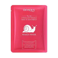 BIOAQUA SNAIL FIRMING ANTI WRINKLE(RED)FACIAL MASK 25G