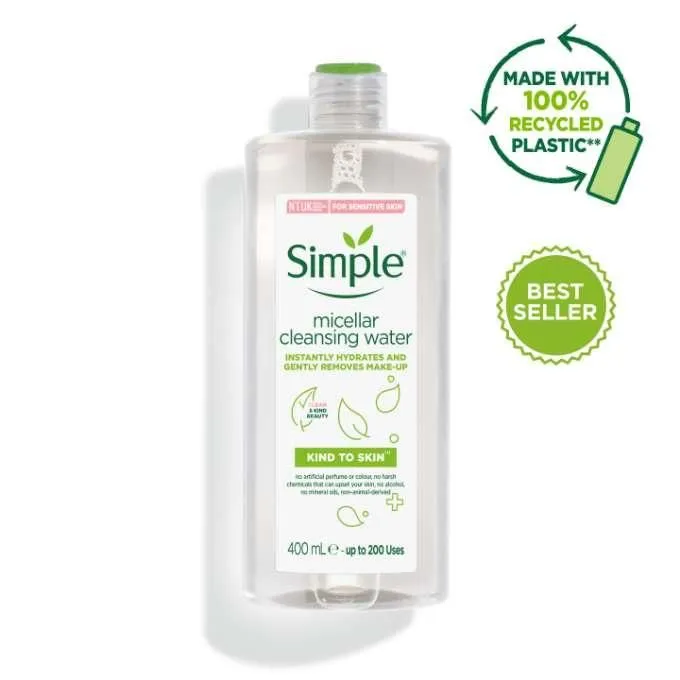 SIMPLE MICELLAR CLEANSING WATER 400ML