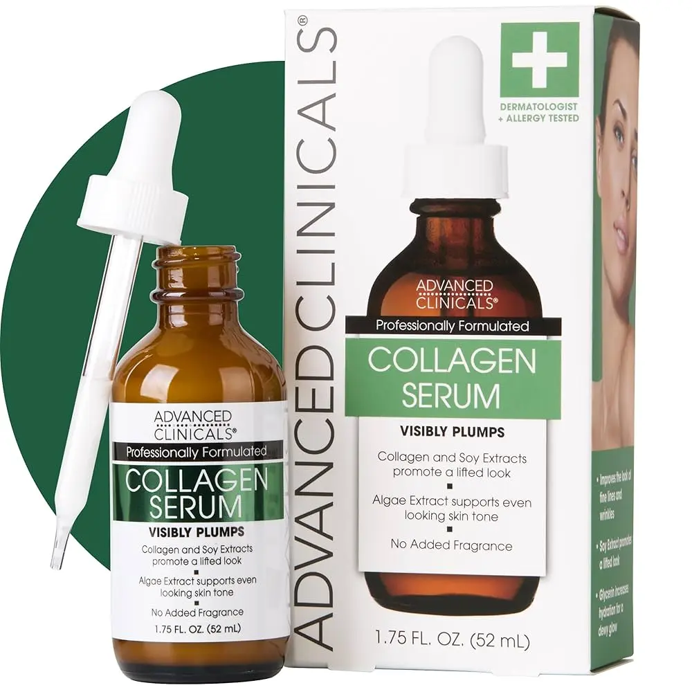 ADVANCED CLINICALS COLLAGEN SERUM 1.75FL OZ 52ML
