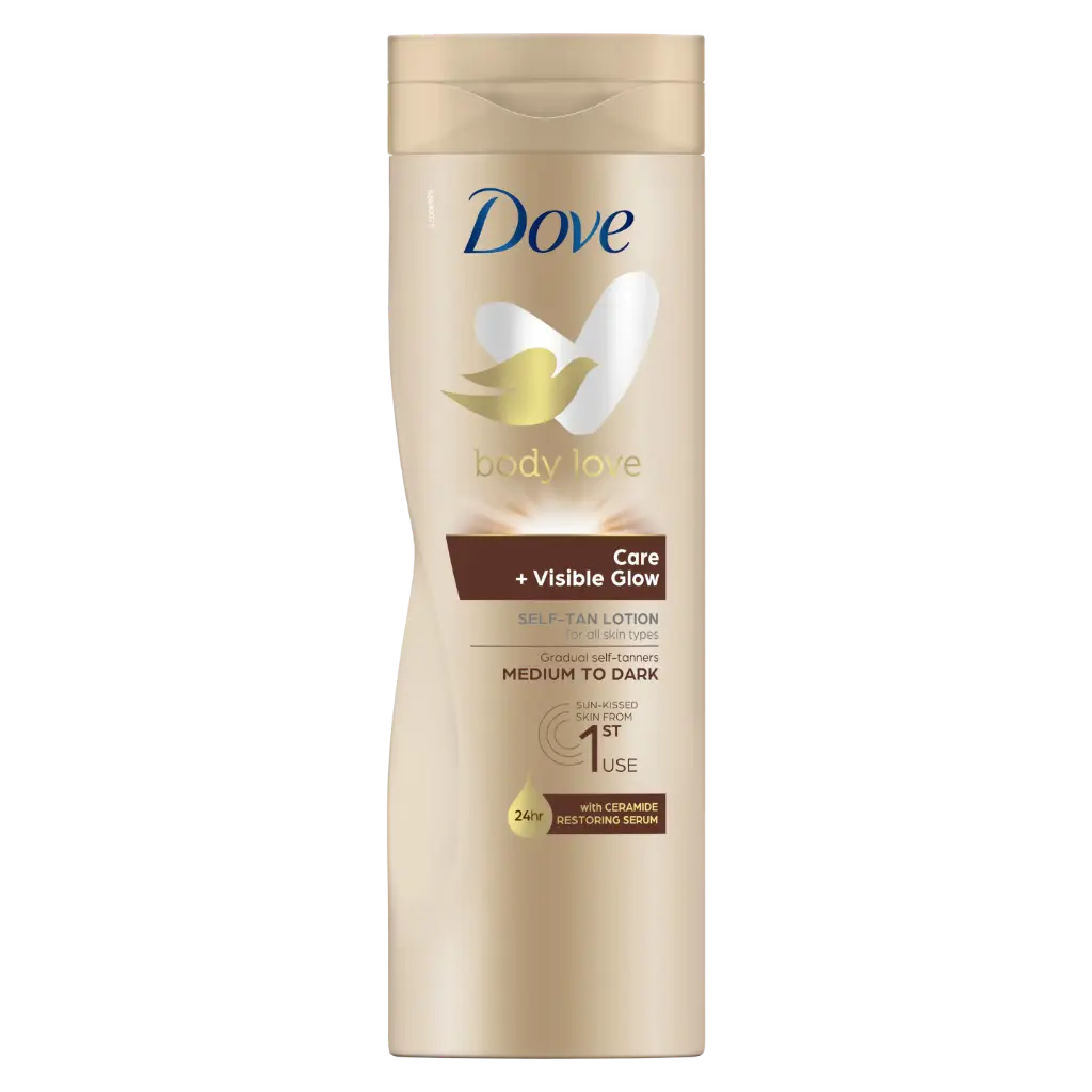 DOVE BODY LOVE CARE +VISIBLE GLOW BODY LOTION 400ML