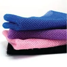 FLAT EXFLOIATING BATHING SPONGE (BLUE & PINK)
