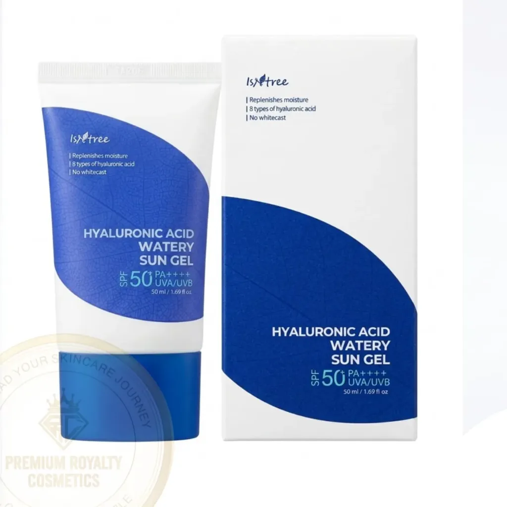 ISNTREE [ HYALURONIC ACID WATERY SUN GEL ] SPF 50 PA ++++ UVA/UVB50mL