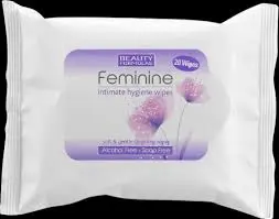 BEAUTY FORMULAS FEMININE INTIMATE HYGIENE WIPES 20 WIPES