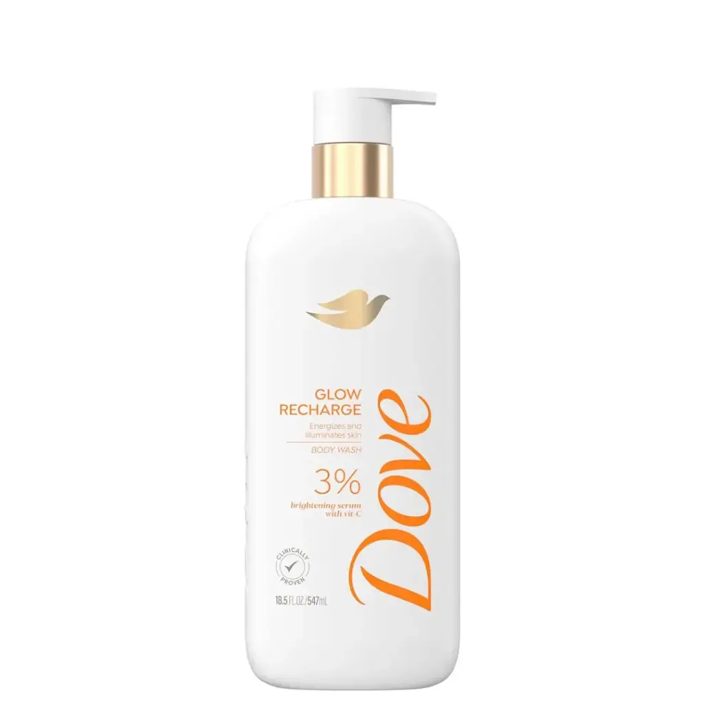 DOVE GLOW RECHARGE ILLUMINATES SKIN ORANGE BLOSSOM BODY BATH