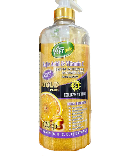 [PRC-1247] VEETGOLD KOJIC ACID & VITAMIN C EXTRA WHITENING SHOWER BATH 1000ML