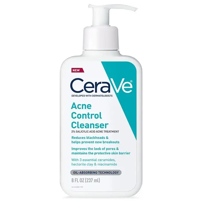 CERAVE ACNE CONTROL CLEANSER OIL ABSORBING TECHNOLOGY 8fl.oz 237mL