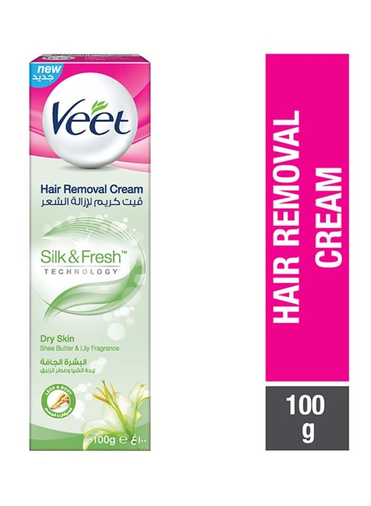 VEET SILKY FRESH HAIR REMOVAL CREAM FOR DRY SKIN 100ML