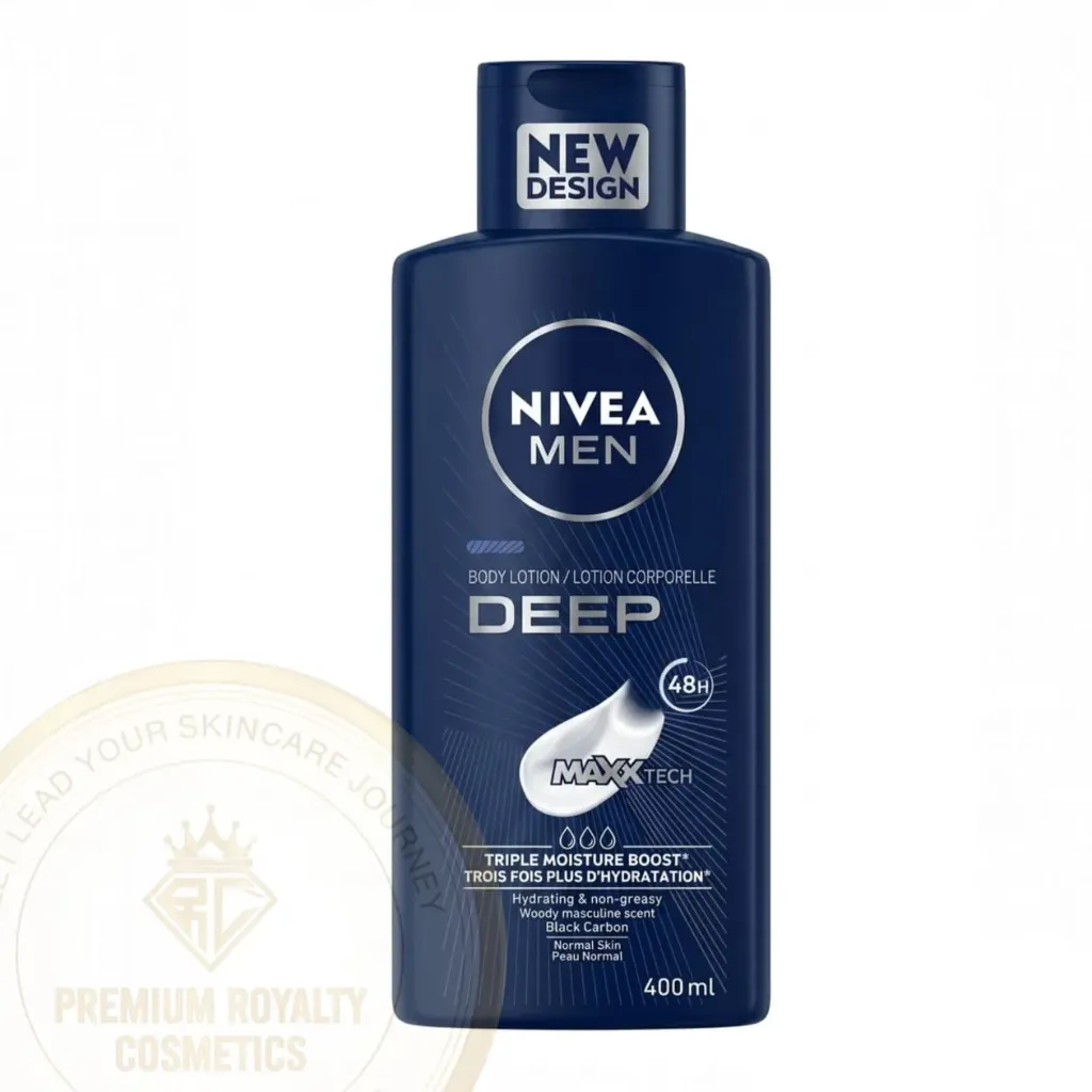 NIVEA MEN DEEP 48H MAXX TECH BODY LOTION 400mL