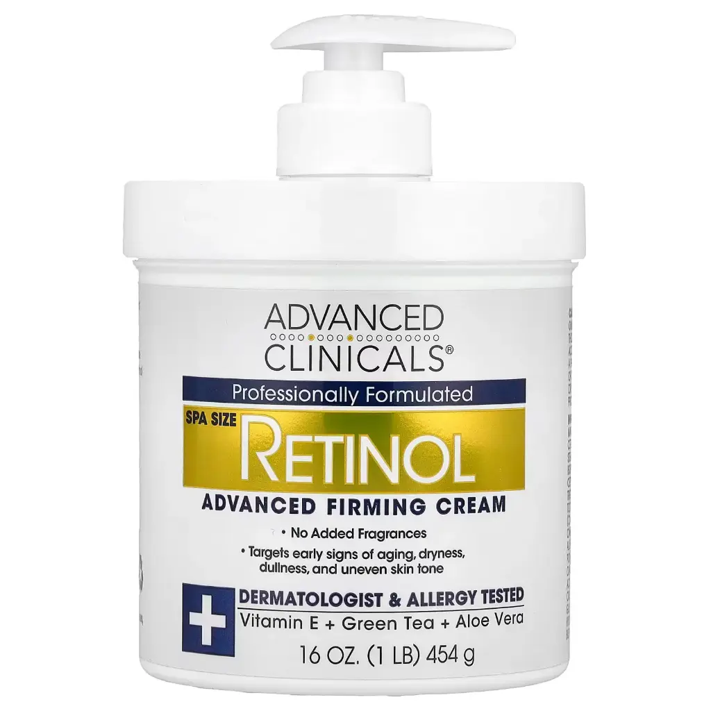 ADVANCED CLINICALS RETINOL FIRMING CREAM 454G