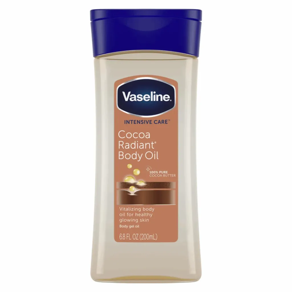 VASELINE COCOA RADIANT BODY OIL (BLUE CAP) 200ML