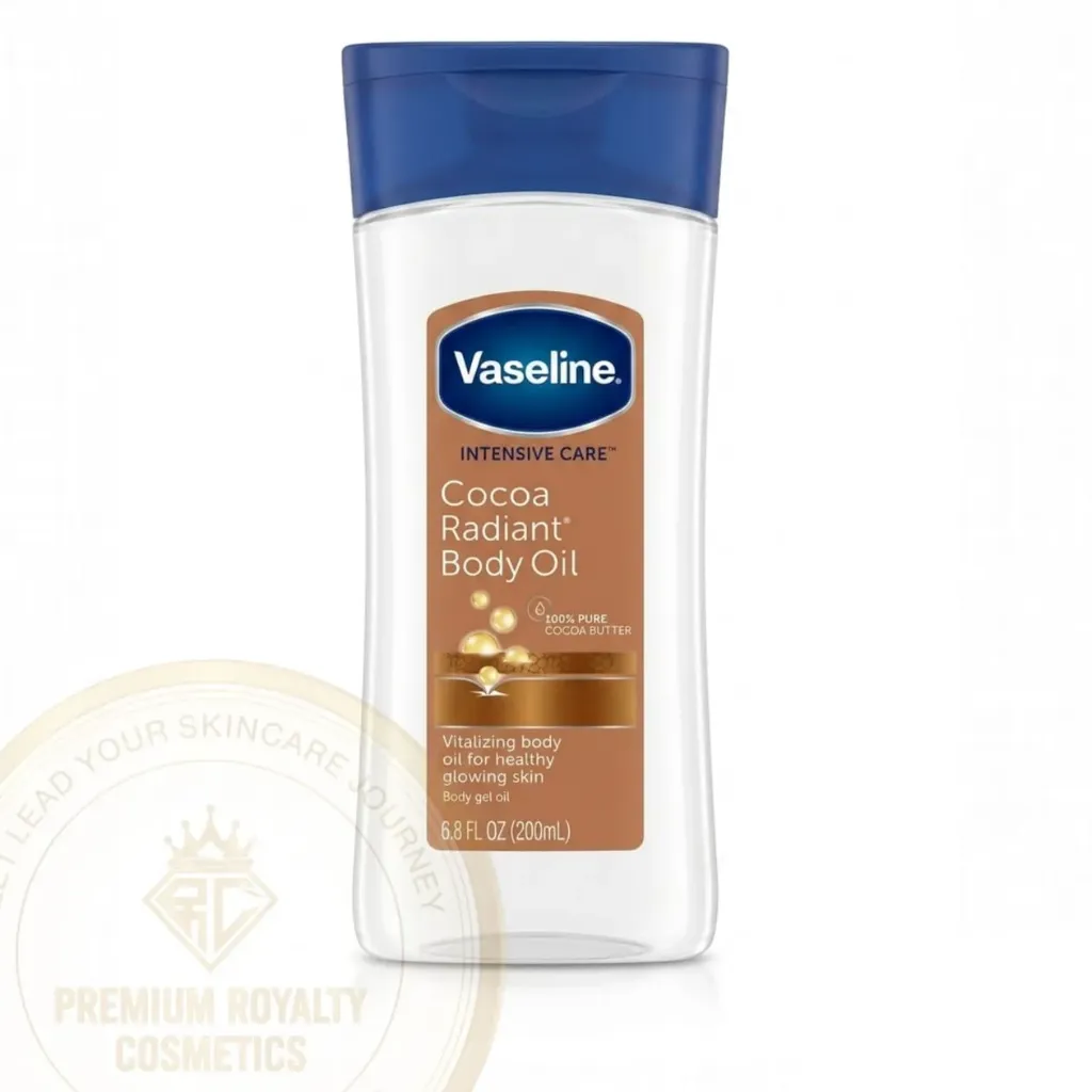 VASELINE COCOA RADIANT BODY OIL (BLUE CAP) 200mL