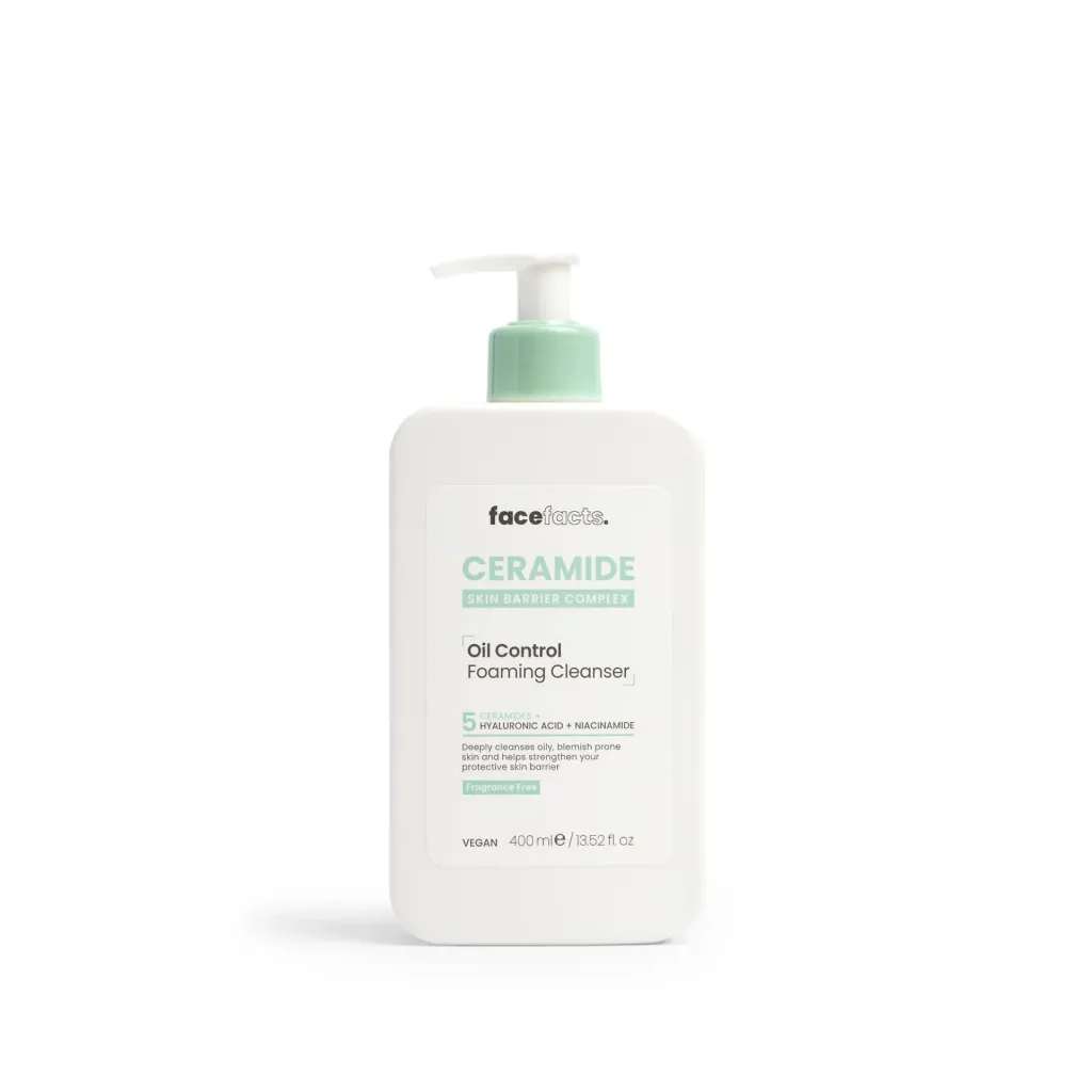 FACEFACTS CERAMIDE ( OIL CONTROL FOAMING CLEANSER ) 400mL