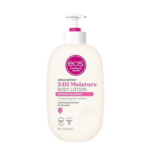 EOS SHEA BUTTER 24H MOISTURE BODY LOTION (STRAWBERRY DREAM) 473ml