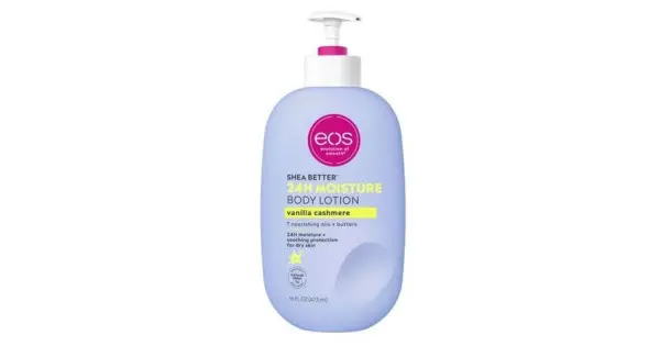 EOS SHEA BUTTER 24H MOISTURE BODY LOTION (VANILLA CASHMERE) 473mL