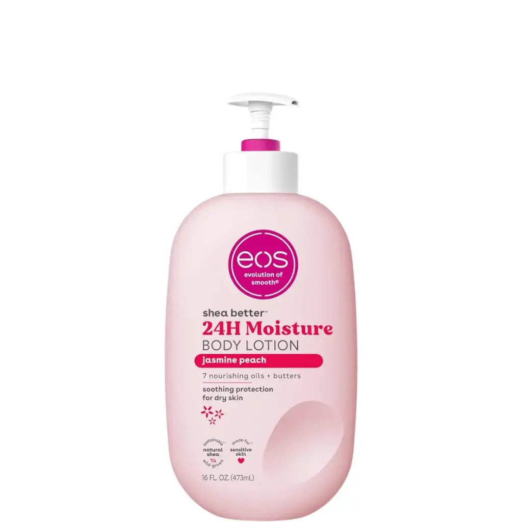 EOS SHEA BETTER 24H MOISTURE BODY LOTION (JASMINE PEACH) 473ml