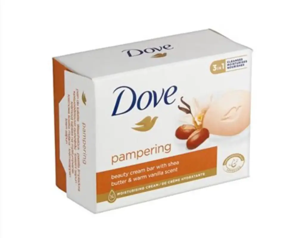 (4in1)DOVE CREAM BAR PAMPERING BEAUTY CREAM BAR SOAP 360G