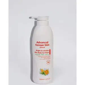ADVANCED KOREAN SKIN BRIGHT & EXFOLIATE MINT BODY GEL WASH (WHITE) 1200ML