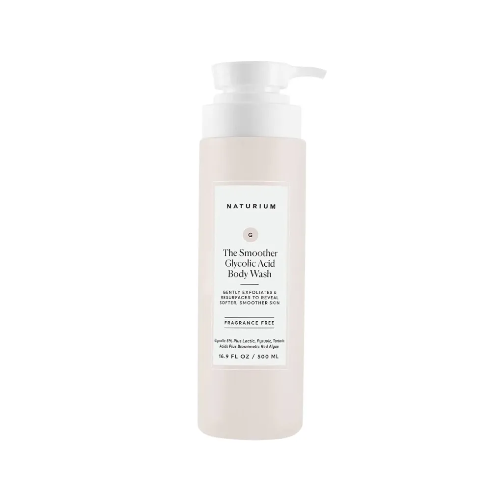 NATURIUM ( THE SMOOTHER GLYCOLIC ACIDE ) BODY WASH 500mL