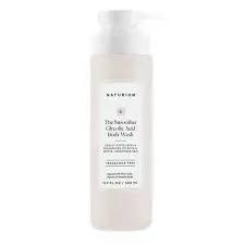 NATURIUM ( THE SMOOTHER GLYCOLIC ACIDE) BODY WASH 500mL