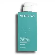 MEDIX 5.5 GLYCOLIC+LACTIC ACID SKIN PERFECTING BODY WASH 444ml