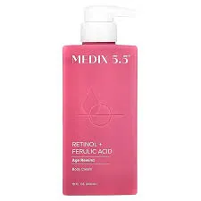 MEDIX 5.5 ( RETINOL+FERULIC ACID ) AGE REWIND BODY TREATMENT CREAM 444mL