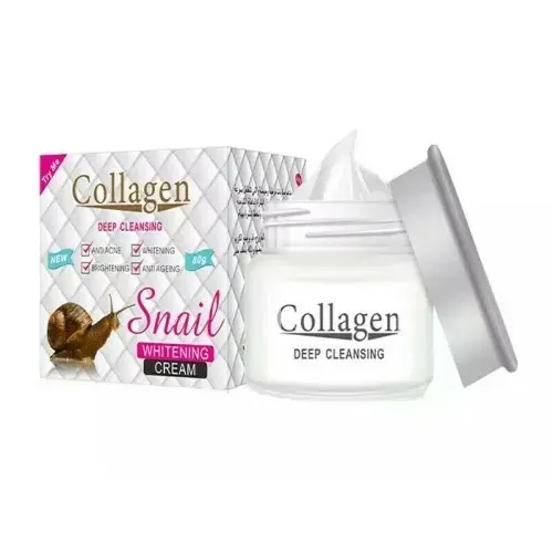 COLLAGEN DEEP CLEANSING SNAIL WHITENING CREAM 80g