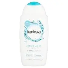 FEMFRESH ACTIVE WASH WITH GINSENG EXTRACT & SILVER IONS 250ml