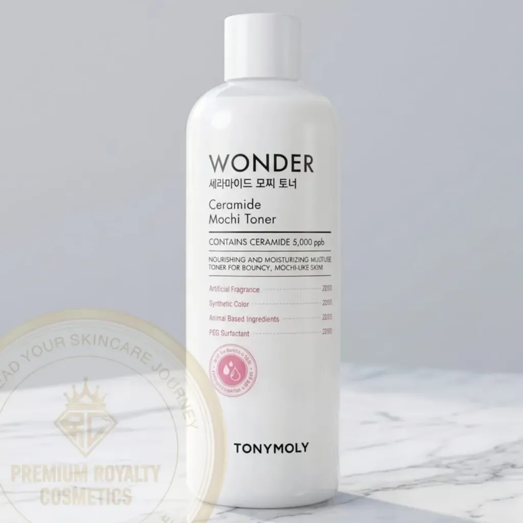 TONYMOLY WONDER CERAMIDE MOCHI TONER  500mL ( OLD LOOK )