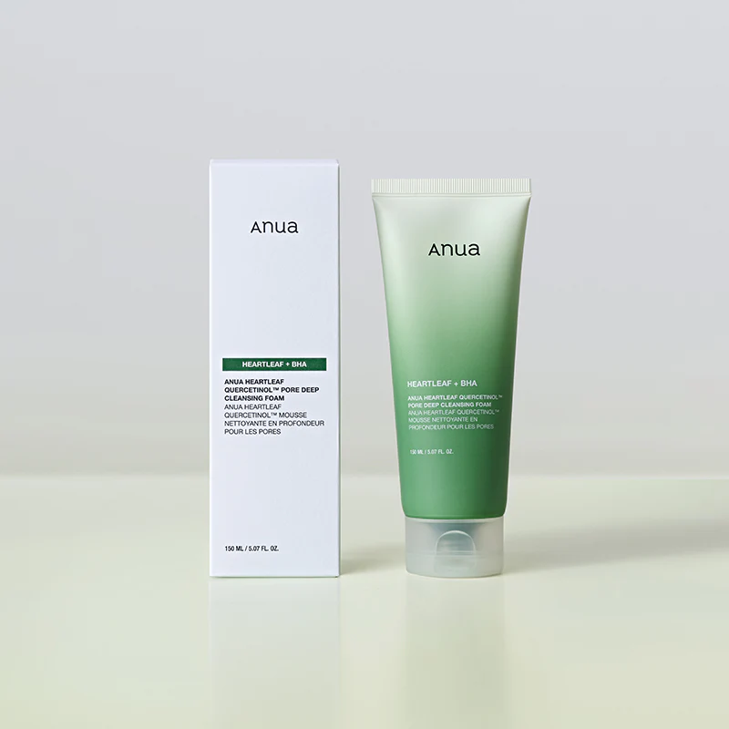ANUA HEARTLEAF QUERETINOL PORE DEEP CLEANSING FOAM 150mL
