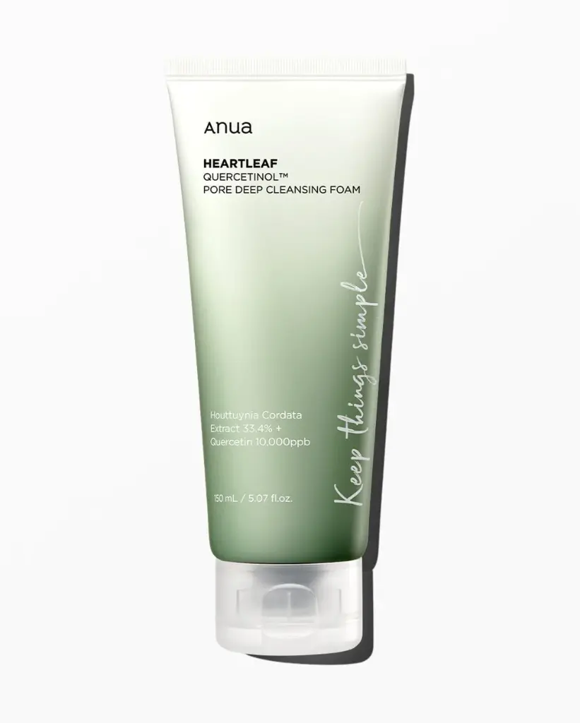 ANUA HEARTLEAF QUERETINOL PORE DEEP CLEANSING FOAM 150ml