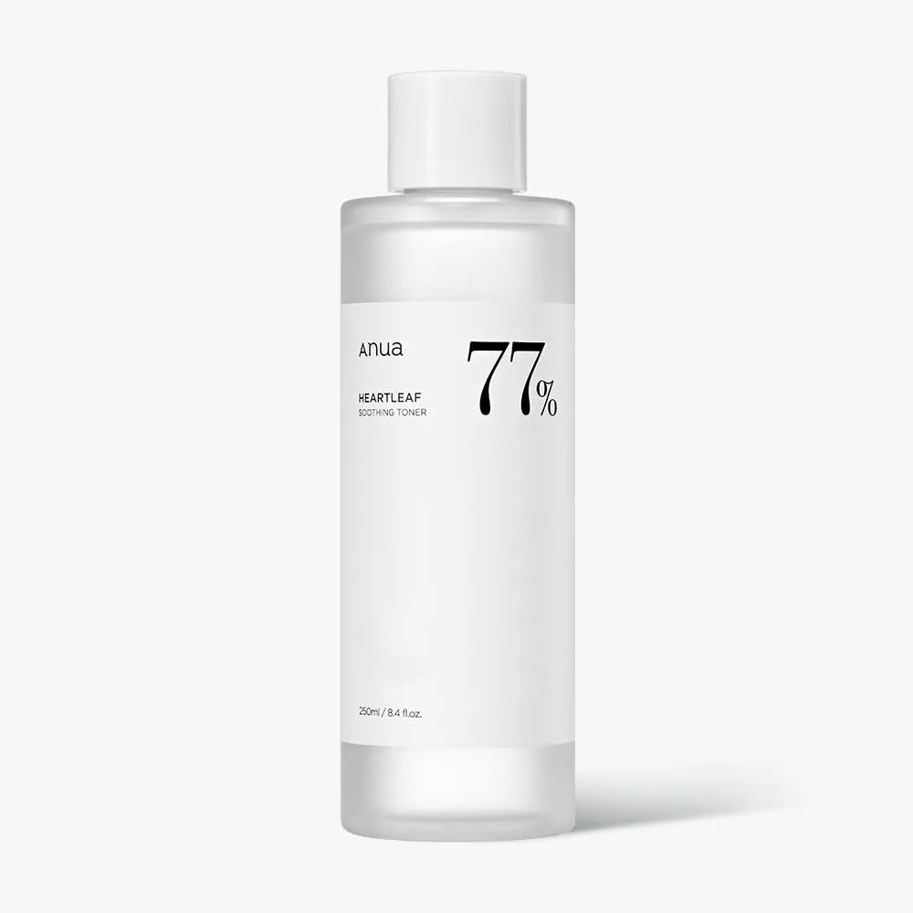 ANUA HEARTLEAF 77% SOOTHING TONER  250mL ( EXPIRY DATE: 26th / August / 2026 )
