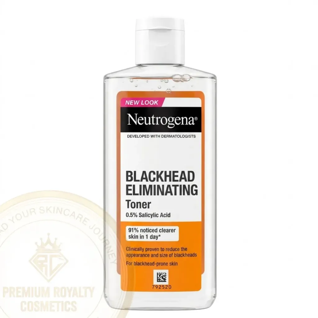 NEUTROGENA [ BLACKHEAD ELIMINATING Toner ] - 0.5% Salicylic Acid | 91% noticed clearer skin in 1 day ( 200mL )