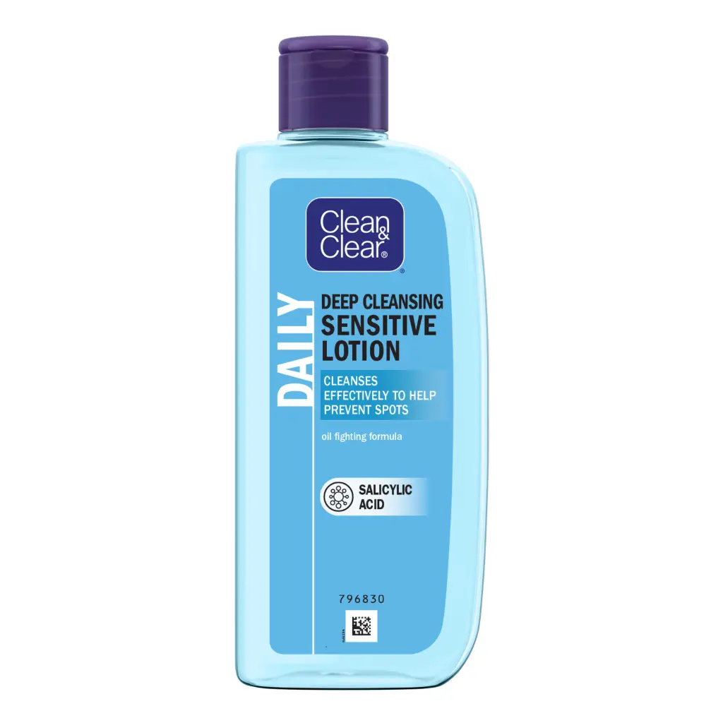 CLEAN & CLEAR BLACKHEAD SALICYLIC ACID DAILY DEEP CLEANSING SENSITIVE ( LOTION ) 200mL