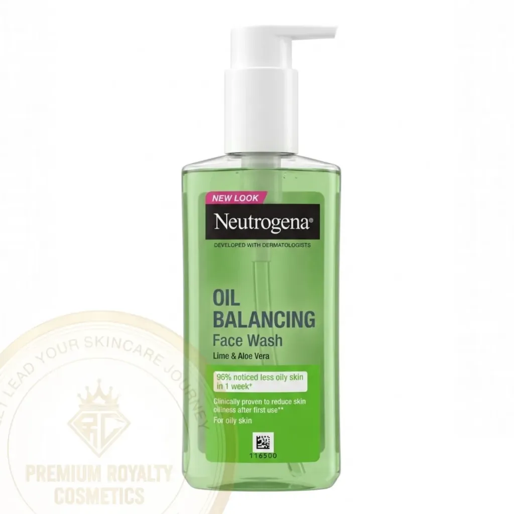 NEUTROGENA ( OIL BALANCING ) FACE WASH 200mL with Lime & Aloe Vera